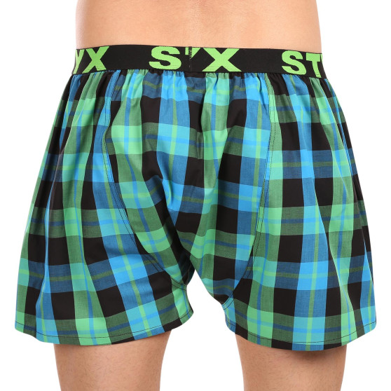 Styx Boxer da uomo sportivi elasticizzati multicolore (B1038)