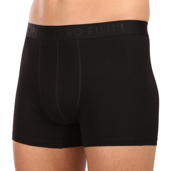 3PACK boxer da uomo Pietro Filipi nero (3BCL001)