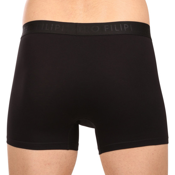 3PACK boxer da uomo Pietro Filipi nero (3BCL001)