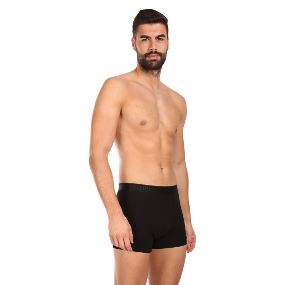 3PACK boxer da uomo Pietro Filipi nero (3BCL001)