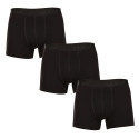 3PACK boxer da uomo Pietro Filipi nero (3BCL001)