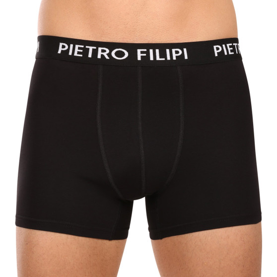 3PACK boxer da uomo Pietro Filipi nero (3BCL002)