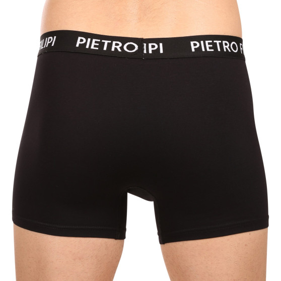 3PACK boxer da uomo Pietro Filipi nero (3BCL002)