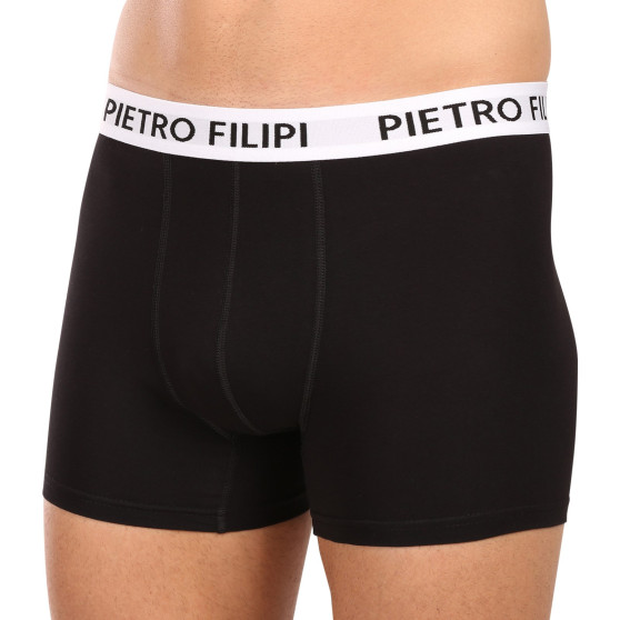 3PACK boxer da uomo Pietro Filipi nero (3BCL003)