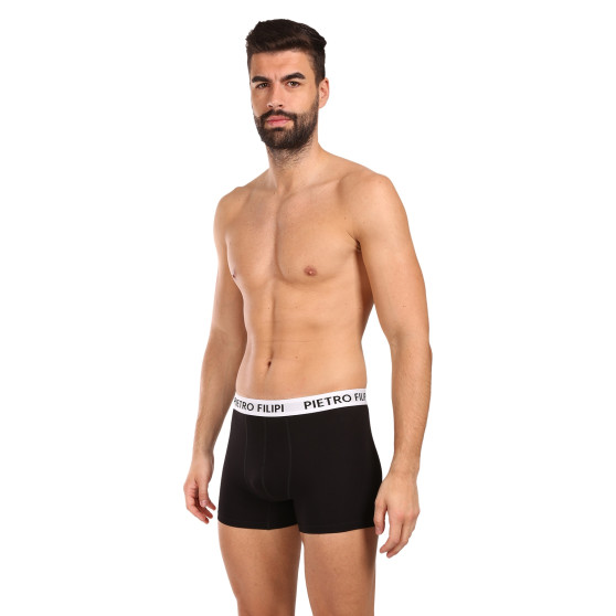 3PACK boxer da uomo Pietro Filipi nero (3BCL003)