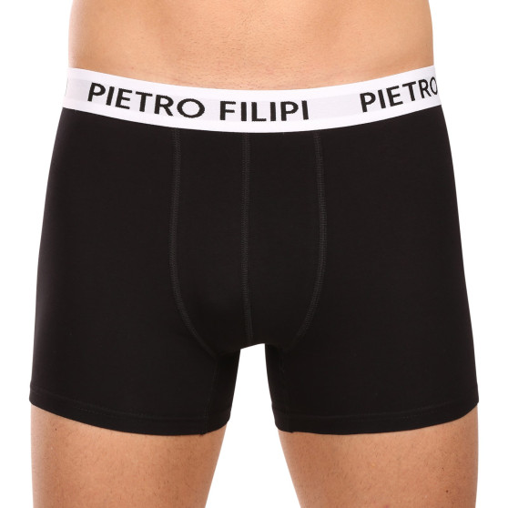 3PACK boxer da uomo Pietro Filipi nero (3BCL003)