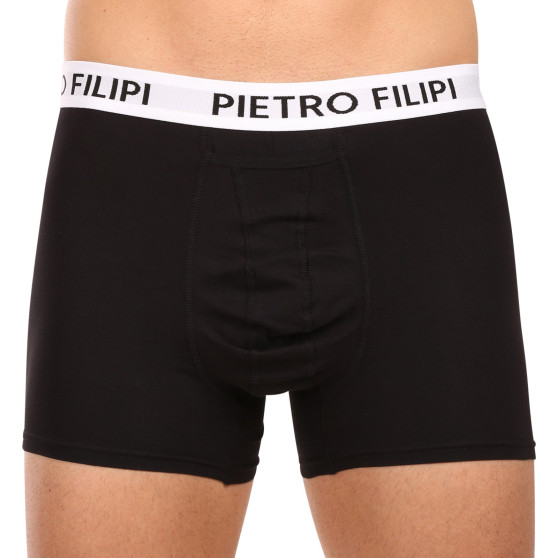 3PACK boxer da uomo Pietro Filipi nero (3BCL006)