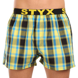 Styx Boxer da uomo sportivi elasticizzati multicolore (B1033)