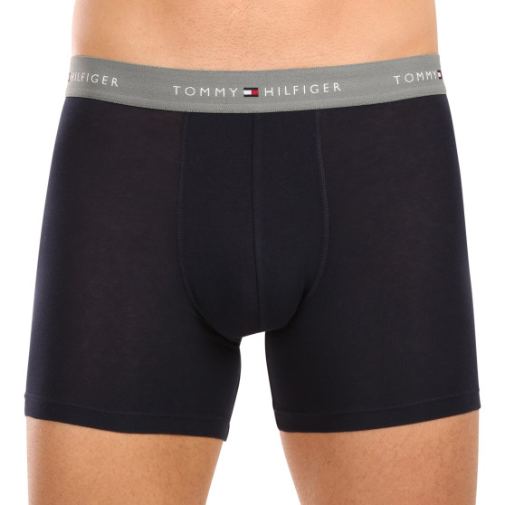 3PACK boxer uomo Tommy Hilfiger blu scuro (UM0UM02765 0VH)