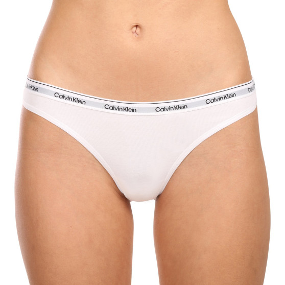 3PACK Calvin Klein perizoma donna bianco (QD5209E-100)