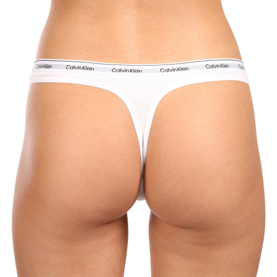 3PACK Calvin Klein perizoma donna bianco (QD5209E-100)