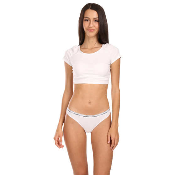 3PACK Calvin Klein perizoma donna bianco (QD5209E-100)