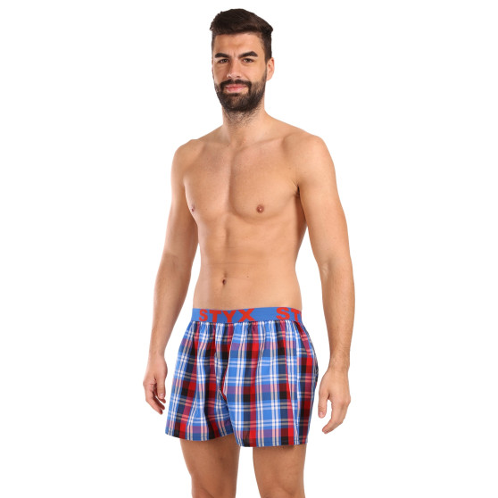 3PACK Styx Boxer da uomo sportivi elasticizzati multicolore (3B103739)