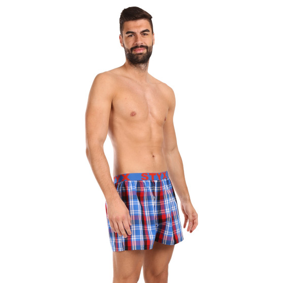 3PACK Styx Boxer da uomo sportivi elasticizzati multicolore (3B103739)