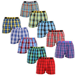 10PACK Styx Boxer da uomo sportivi elasticizzati multicolore (10B103140)