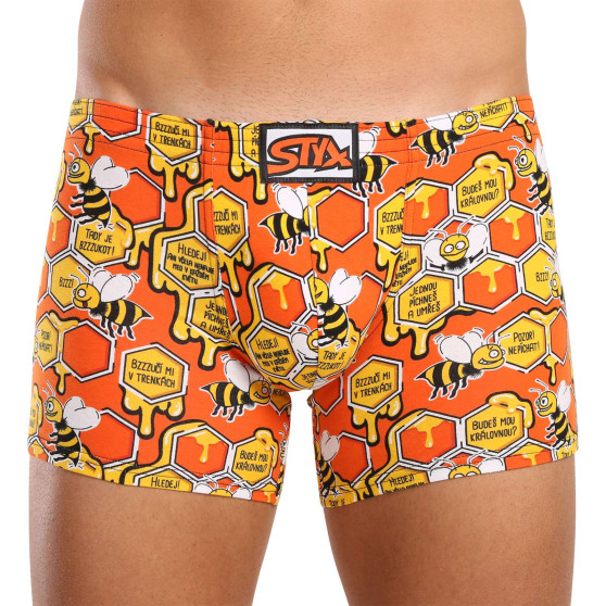 3PACK Styx boxer uomo lungo art classic gomma multicolore (3F13714)