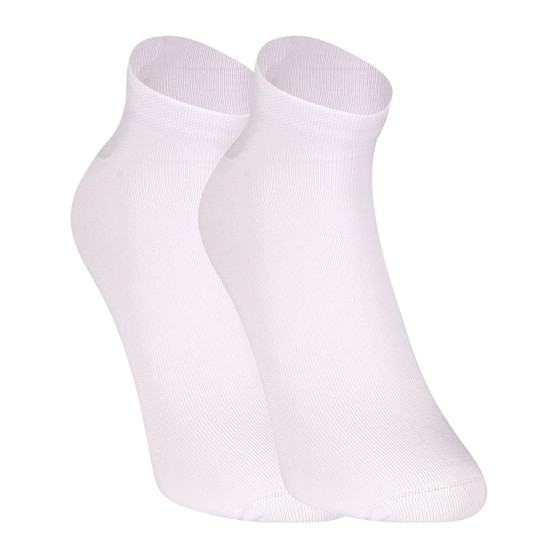 3PACK Nedeto calzini bassi in bambù bianco (3PBN02)