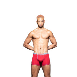 Andrew Christian Boxer da uomo rosso ALMENO NUDO (93019-RED)