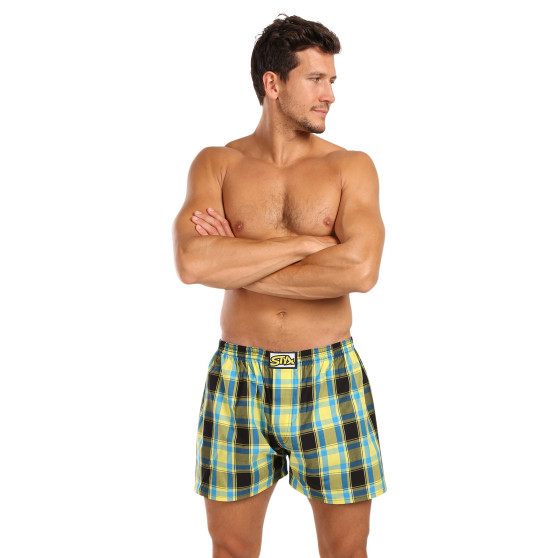 Styx Boxer da uomo classici elasticizzati multicolore (A1033)