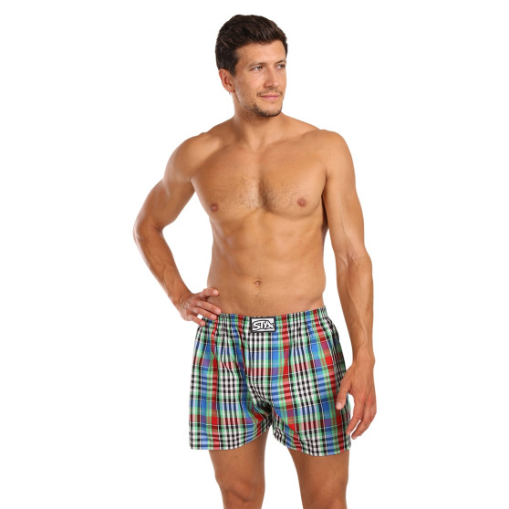 Styx Boxer da uomo classici elasticizzati multicolore (A1036)