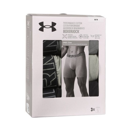 3PACK boxer uomo Under Armour multicolore (1383889 709)