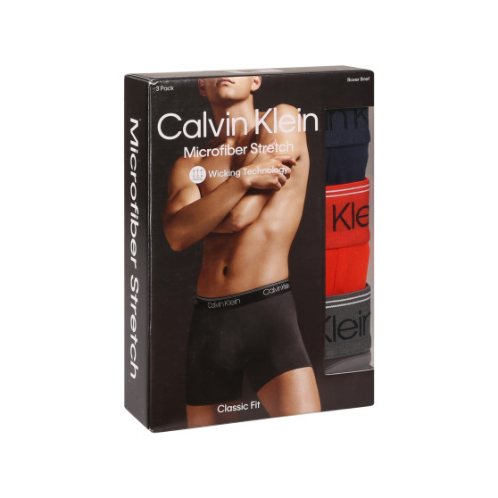 3PACK boxer uomo Calvin Klein multicolore (NB2570A-MGY)