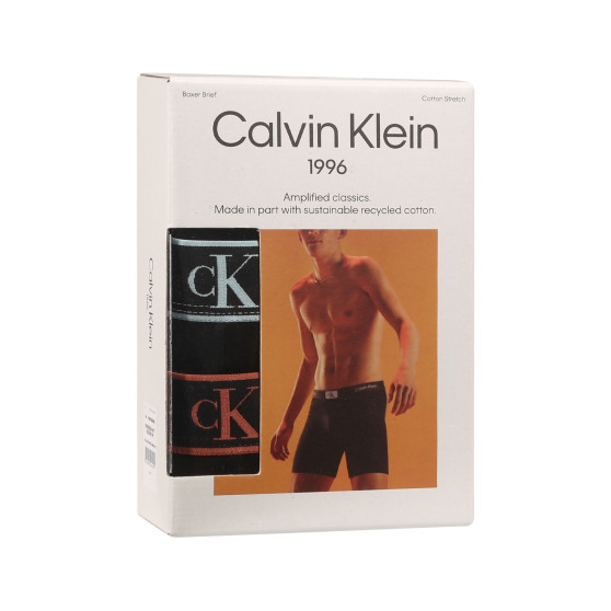 3PACK boxer da uomo Calvin Klein nero (NB3529A-MTF)