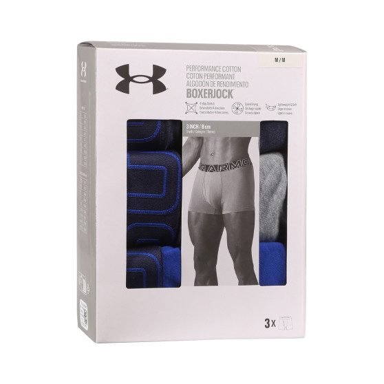 3PACK boxer uomo Under Armour multicolore (1383891 410)