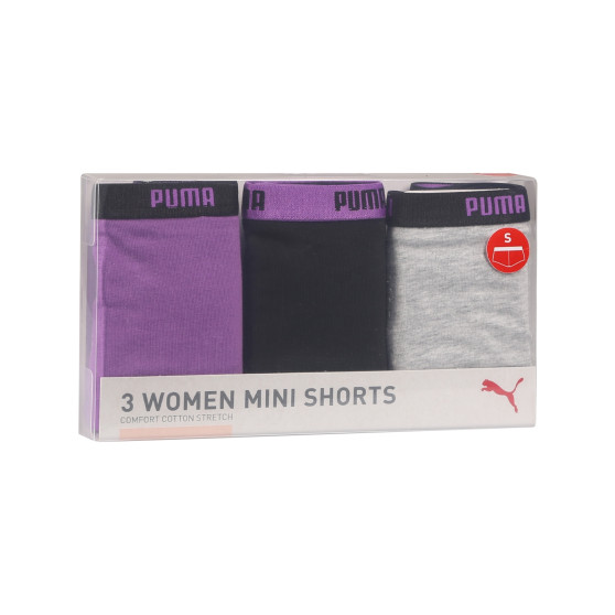 3PACK mutandine donna Puma multicolore (503006001 004)