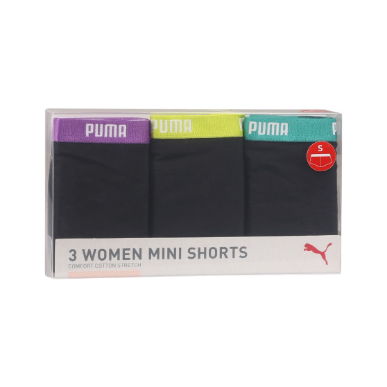 3PACK mutandine donna Puma nero (503006001 005)