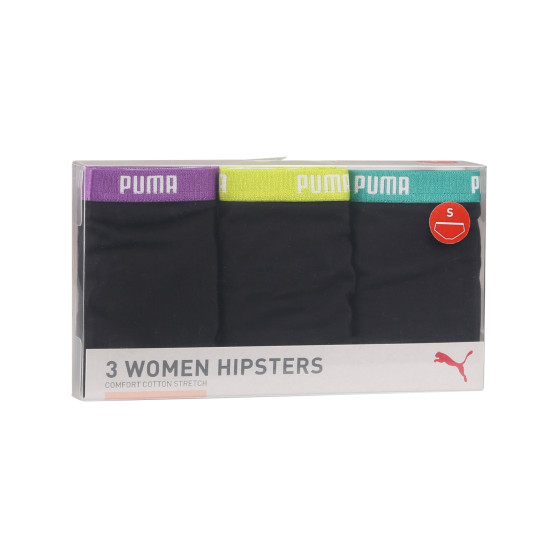 3PACK mutandine donna Puma nero (503007001 005)