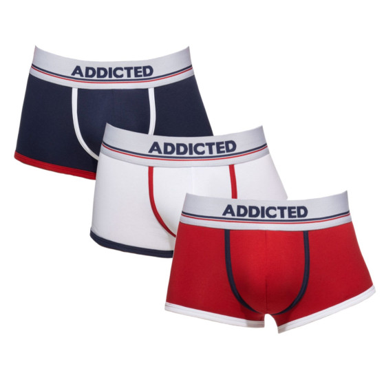 3PACK boxer uomo Addicted multicolore (AD1009P-3COL)