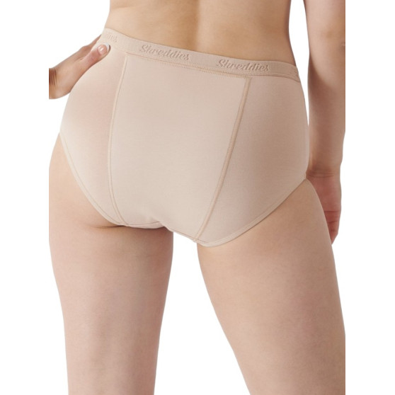 Shreddies Mutandine funzionali da donna per flatulenza Hi-Waist Beige (SHRED102B)