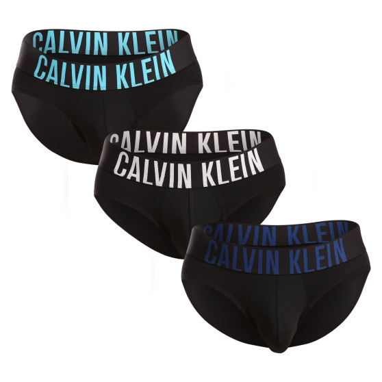 3PACK slip uomo Calvin Klein nero (NB3607A-LXT)