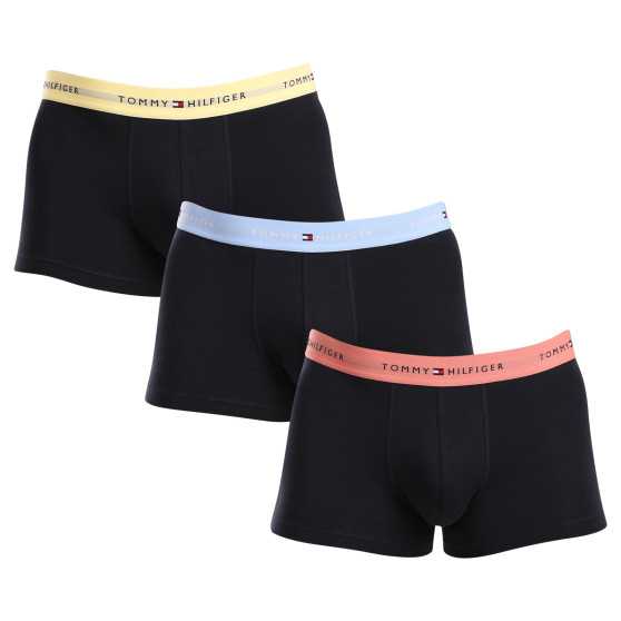 3PACK boxer uomo Tommy Hilfiger blu scuro (UM0UM02763 0XM)