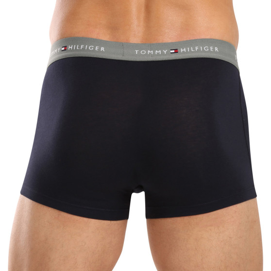 3PACK boxer uomo Tommy Hilfiger blu scuro (UM0UM02763 0T9)