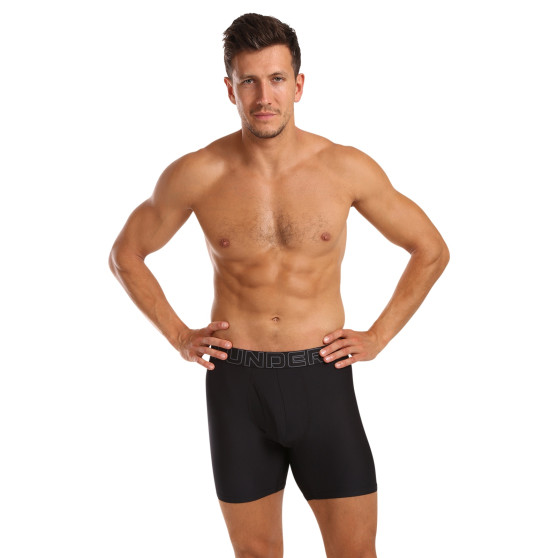 3PACK boxer da uomo Under Armour nero (1383884 001)