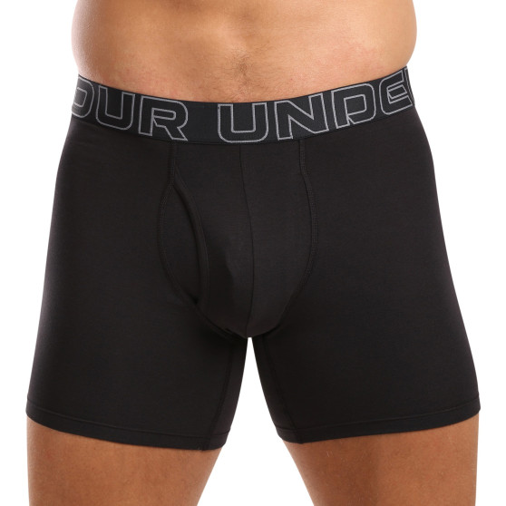 3PACK boxer da uomo Under Armour nero (1383889 001)