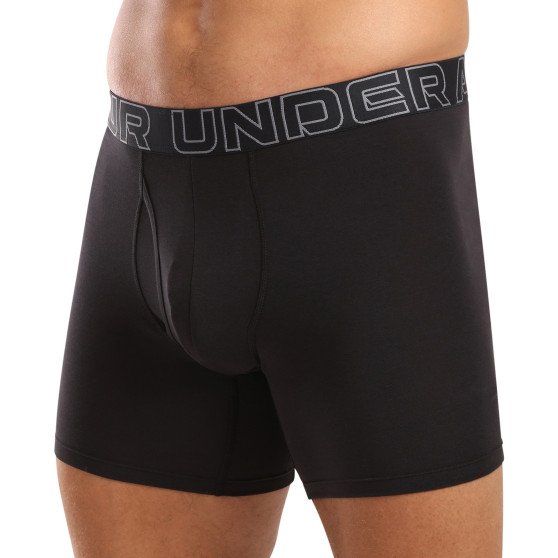 3PACK boxer da uomo Under Armour nero (1383889 001)