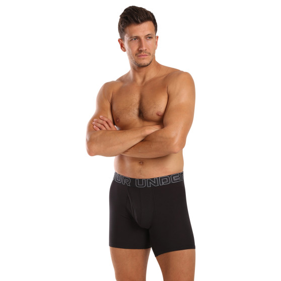 3PACK boxer da uomo Under Armour nero (1383889 001)