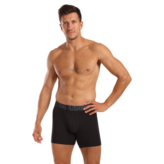 3PACK boxer da uomo Under Armour nero (1383889 001)