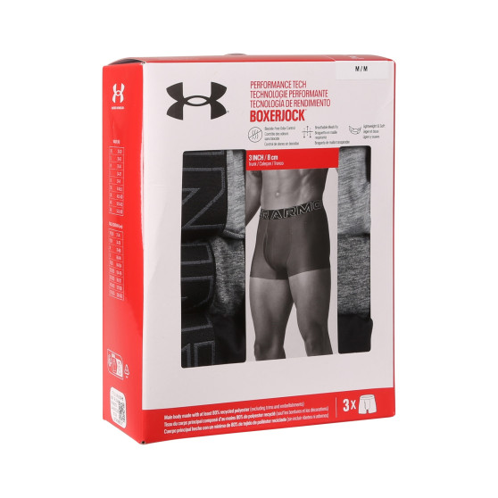 3PACK boxer uomo Under Armour multicolore (1383882 035)