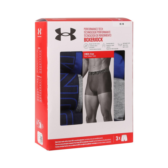 3PACK boxer uomo Under Armour multicolore (1383882 400)