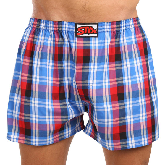 3PACK Boxer da uomo Styx classic rubber oversize multicolore (3E103739)