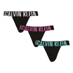 3PACK Calvin Klein calzini da uomo nero (NB3606A-LXR)