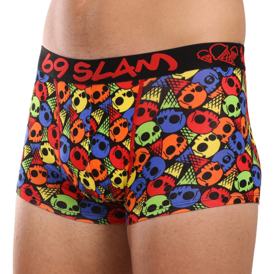 69SLAM Boxer uomo hip bamboo SKULL CONE (MHBSKC-BB)