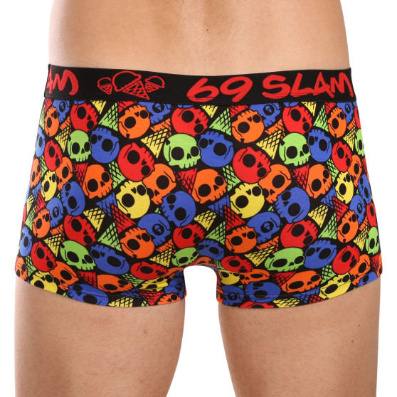 69SLAM Boxer uomo hip bamboo SKULL CONE (MHBSKC-BB)