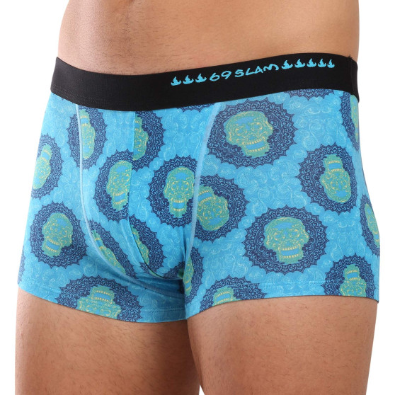 69SLAM Boxer uomo hip bamboo SKULL MANDALA (MHBSKM-BB)