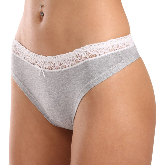 Lovelygirl Perizoma donna grigio (8307-grey)