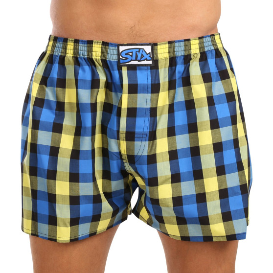 Boxer da uomo Styx classic rubber oversize multicolore (E1039)